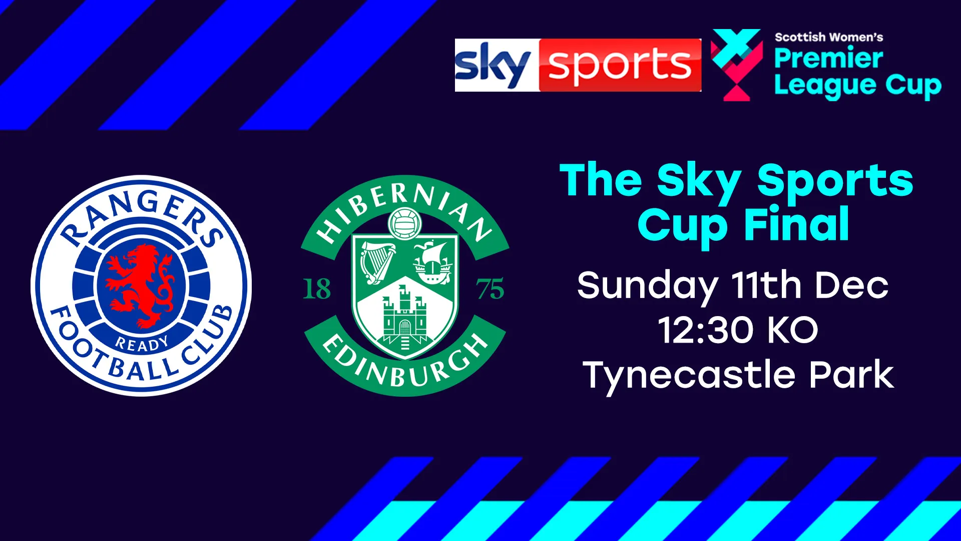 Image for Rangers and Hibernian to meet in the Sky Sports Cup Final