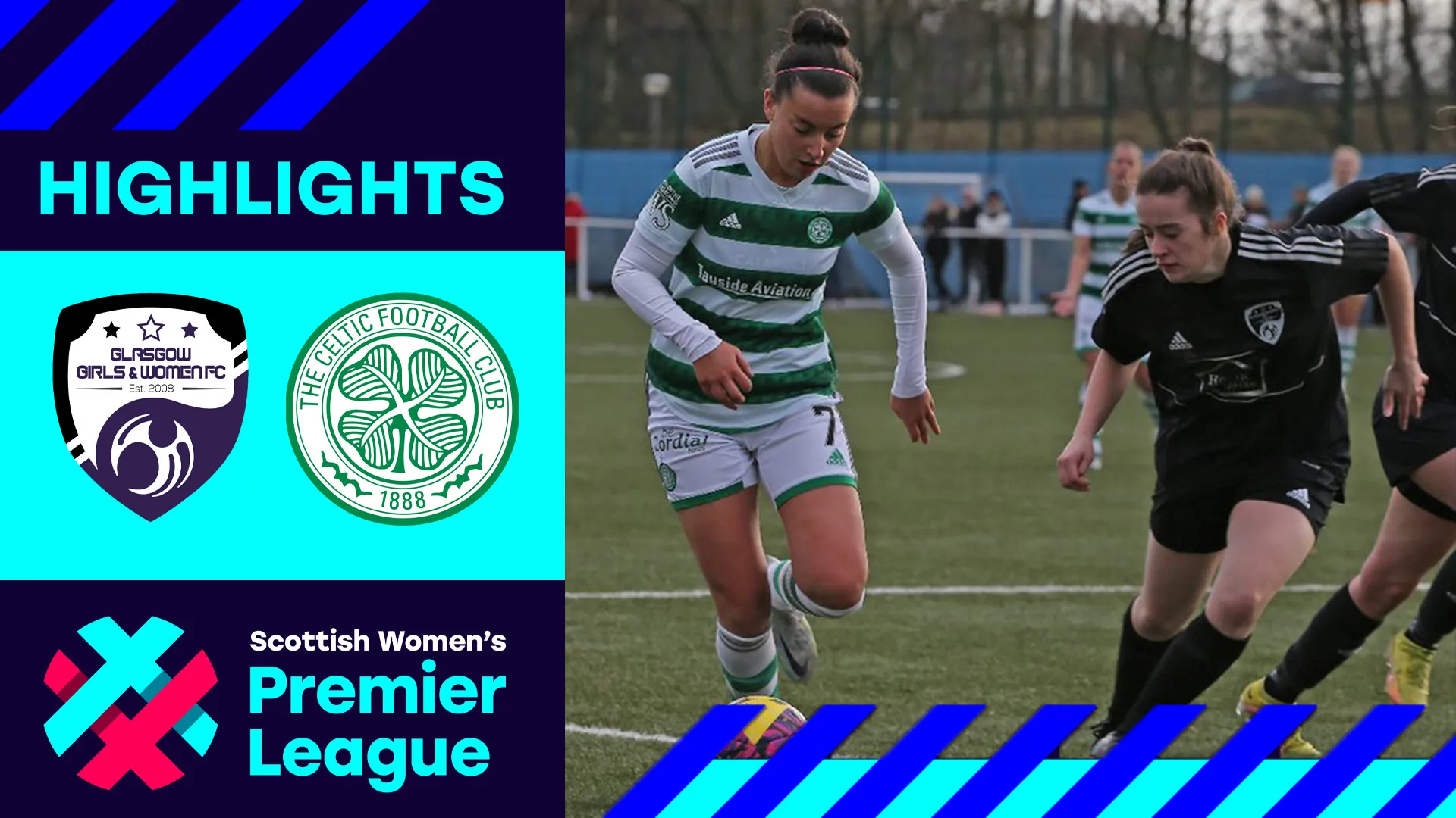 Image for Glasgow Women 0-8 Celtic | Celts move second with emphatic victory over Glasgow Women | SWPL