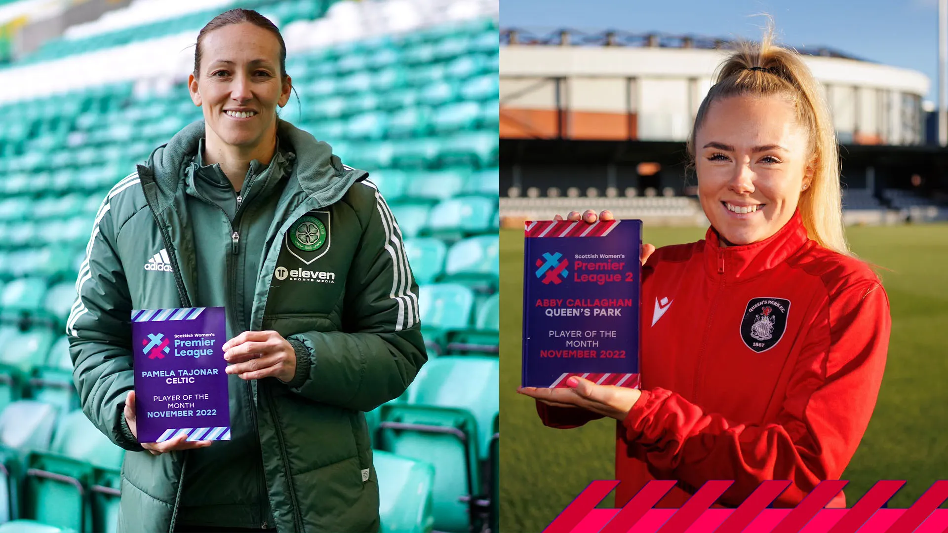 Image for Tajonar makes it back-to-back awards for Celtic while Callaghan picks up SWPL 2 prize