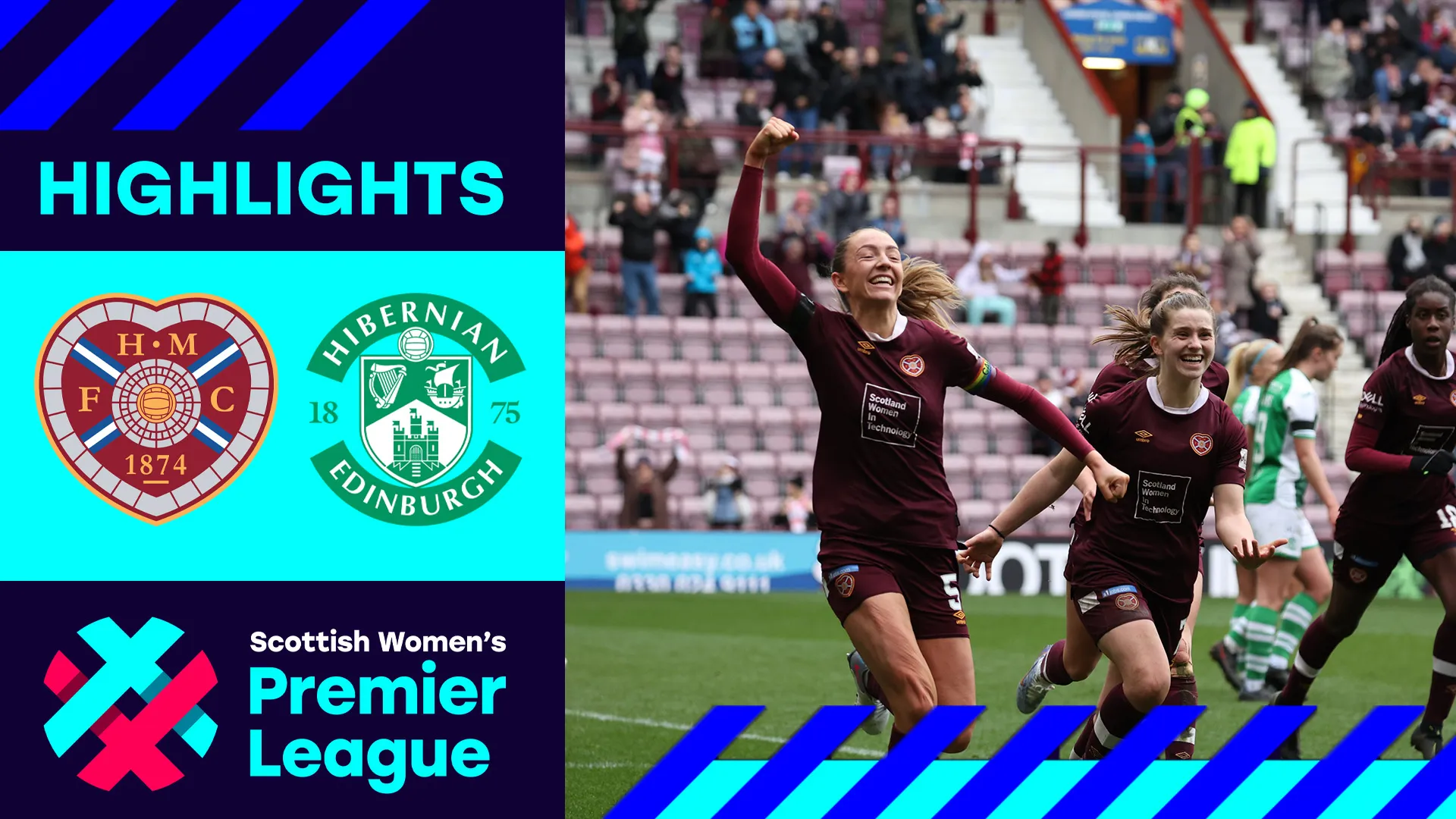 Image for Heart of Midlothian 1-1 Hibernian | Jambos remain above Hibs with late equaliser in the Derby | SWPL