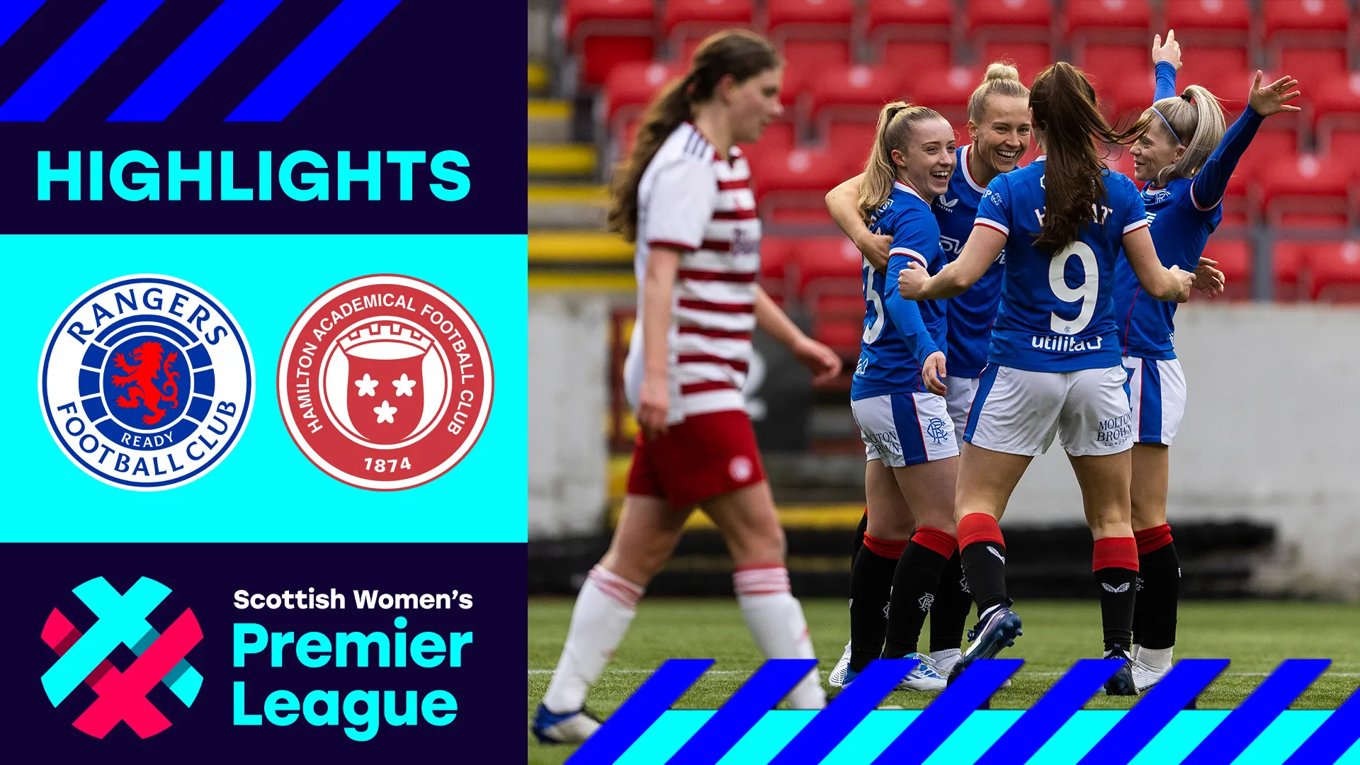 Image for Rangers 6-0 Hamilton Academical | Gers comfortably see off Accies | SWPL