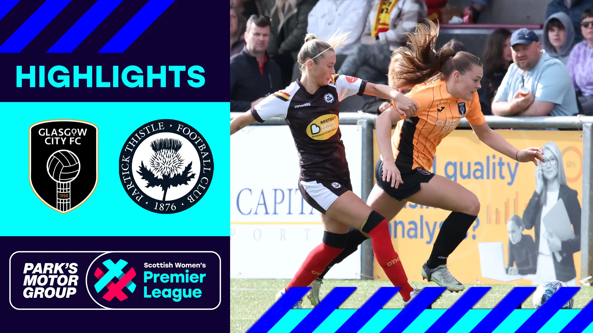 Image for Glasgow City 2-1 Partick Thistle | City remain two points clear at league summit | SWPL