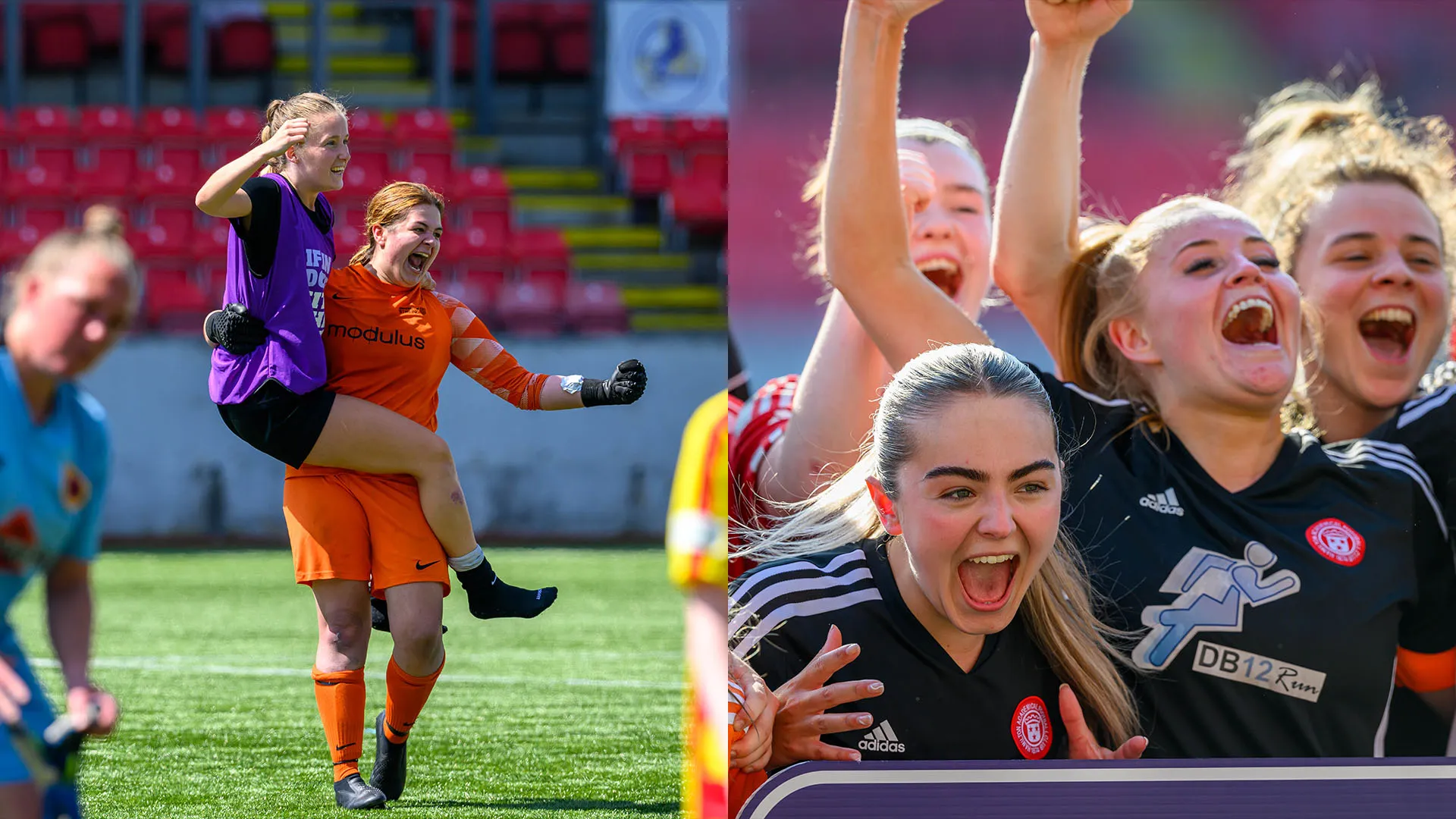 Image for Hamilton Accies and Stirling Uni win play-off finals