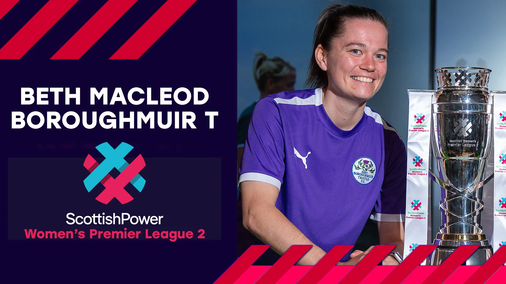 Image for Beth Macleod, Boroughmuir Thistle | 2023/24 ScottishPower Women’s Premier League season launch