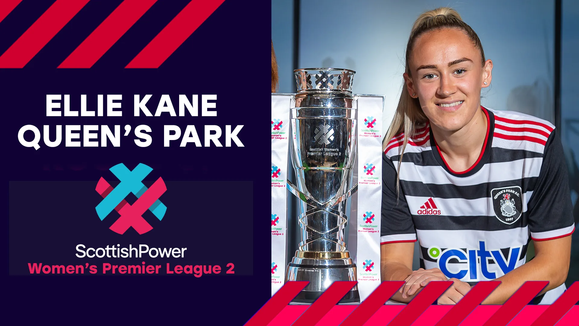 Image for Ellie Kane, Queen’s Park | 2023/24 ScottishPower Women’s Premier League season launch