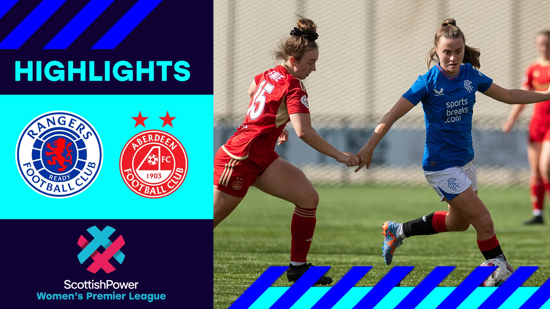 Image for Rangers 5-1 Aberdeen | Rangers eventually see off Dons to make it two from two | SWPL