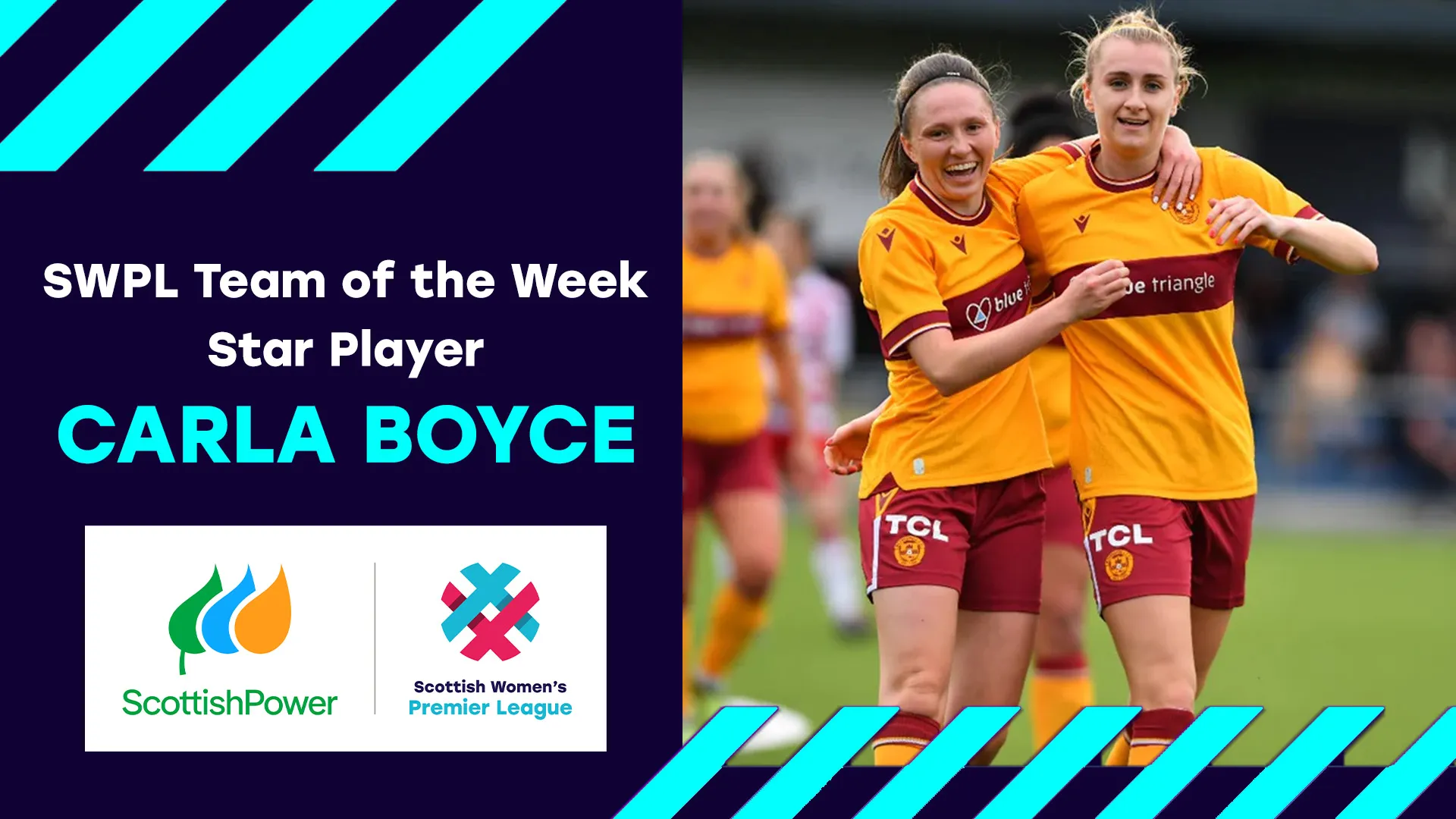Image for SWPL Team of the Week – Star Player | Carla Boyce, 27th August