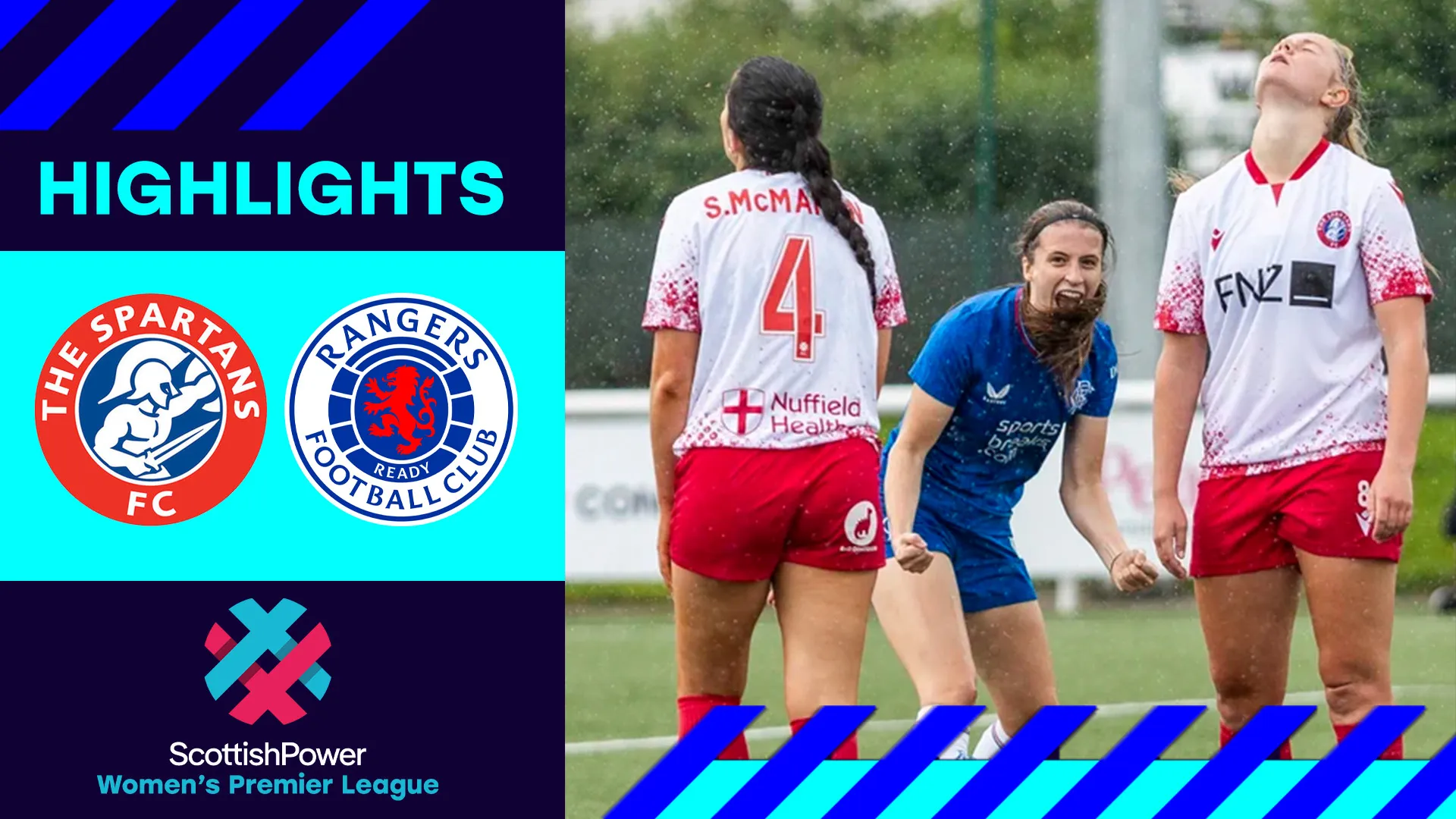 Image for Spartans 1-6 Rangers | Rangers win first match under new Head Coach Jo Potter | SWPL