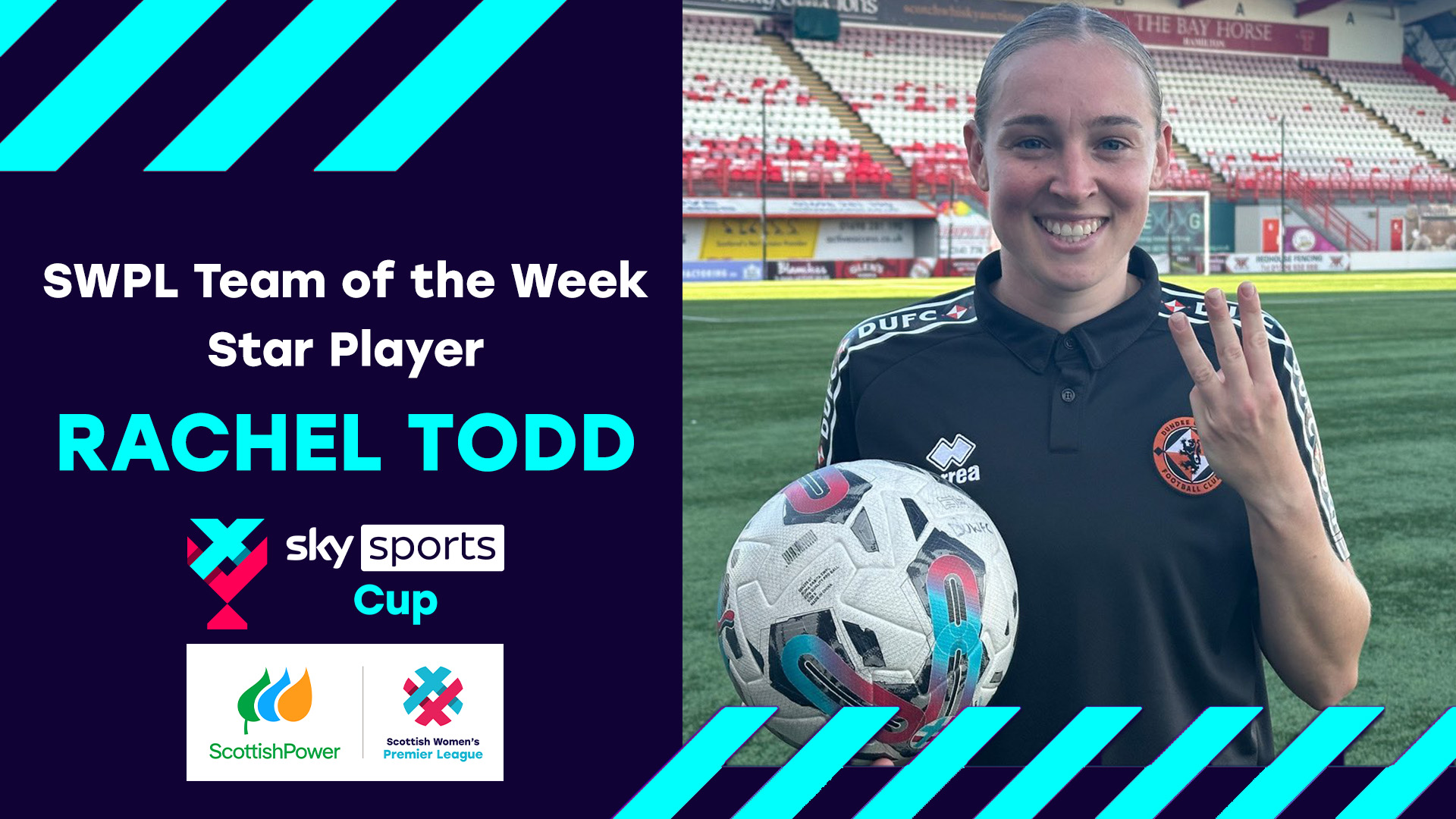 Swpl Team Of The Week Star Player Rachel Todd 3rd September Scottish Womens Premier League 9219