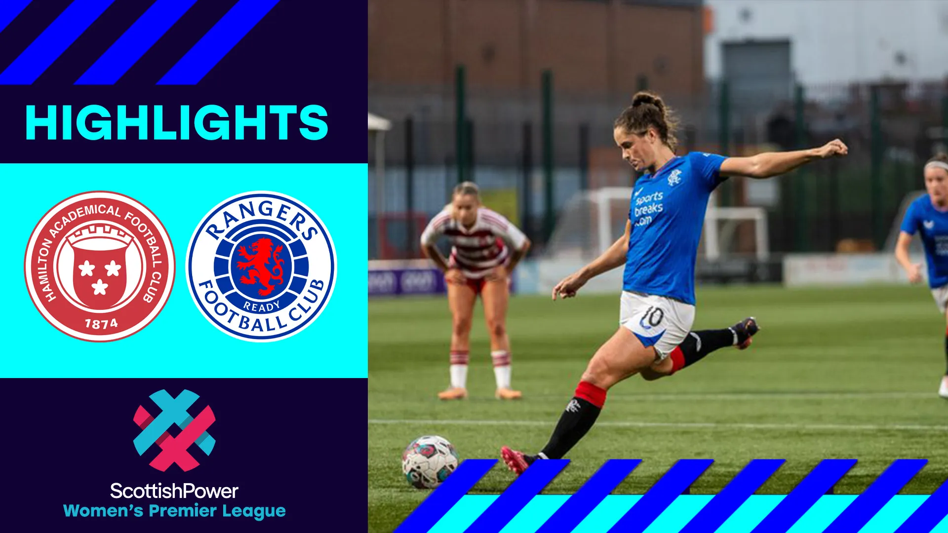 Image for Hamilton Academical 0-6 Rangers | Gers sweep aside Accies to remain second | SWPL