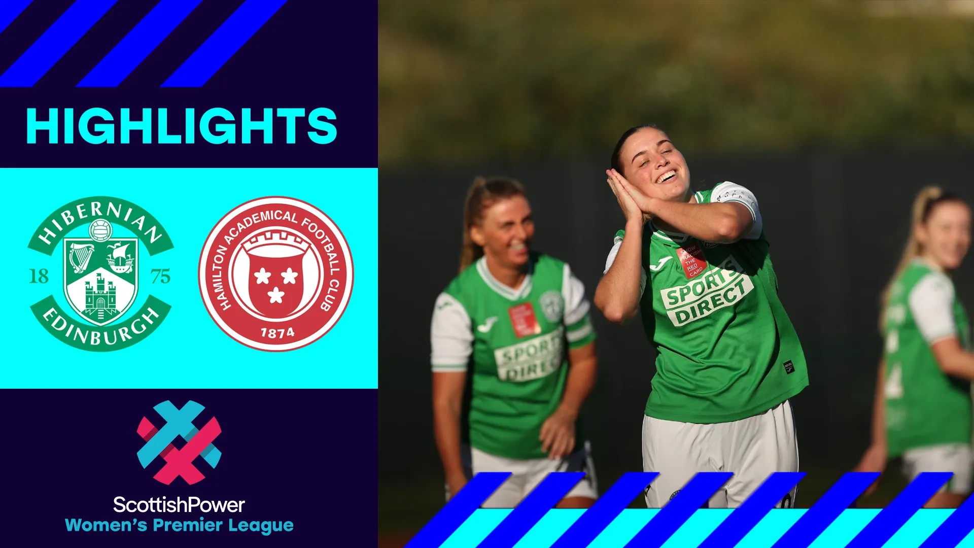 Image for Hibernian 8-1 Hamilton Academical | Hibs thump Accies to continue fight for fourth | SWPL