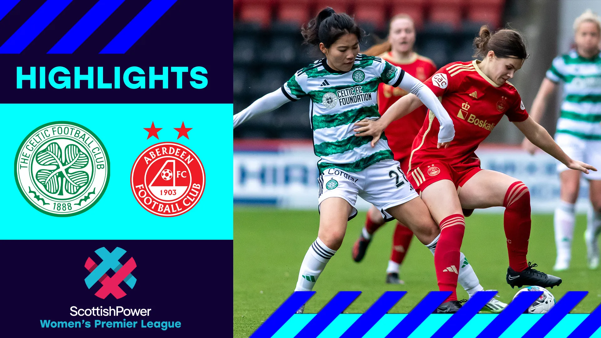 Image for Celtic 13-0 Aberdeen | Celtic thump sorry Dons to keep pace at the top | SWPL