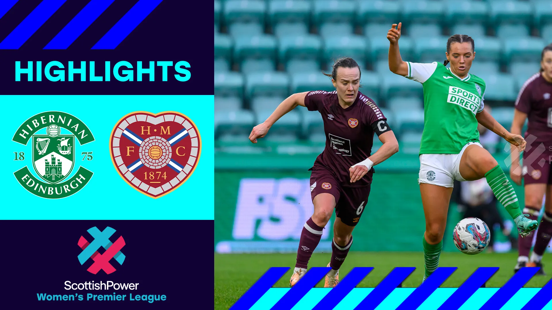 Image for Hibernian 2-1 Heart of Midlothian | Hibs take bragging rights with second win over Jambos | SWPL