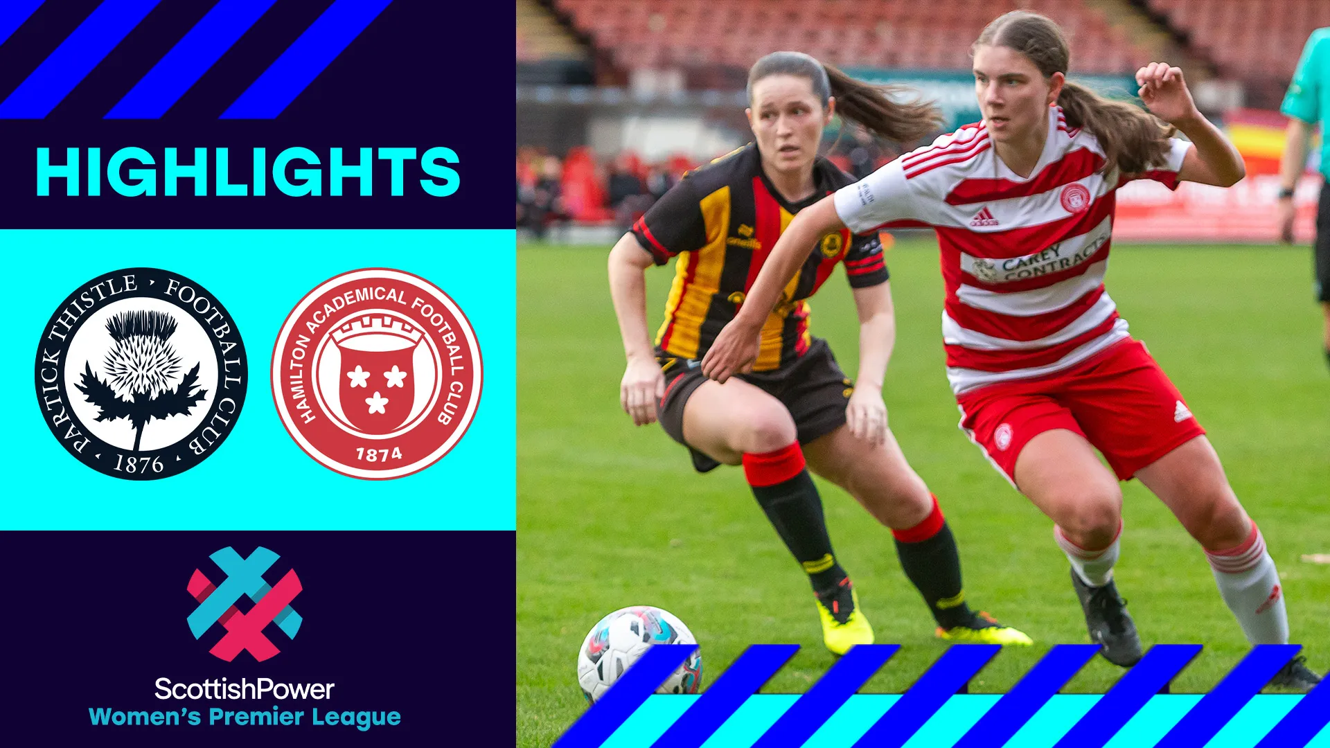 Image for Partick Thistle 3-0 Hamilton Academical | Jags make history with win over Accies at Firhill | SWPL