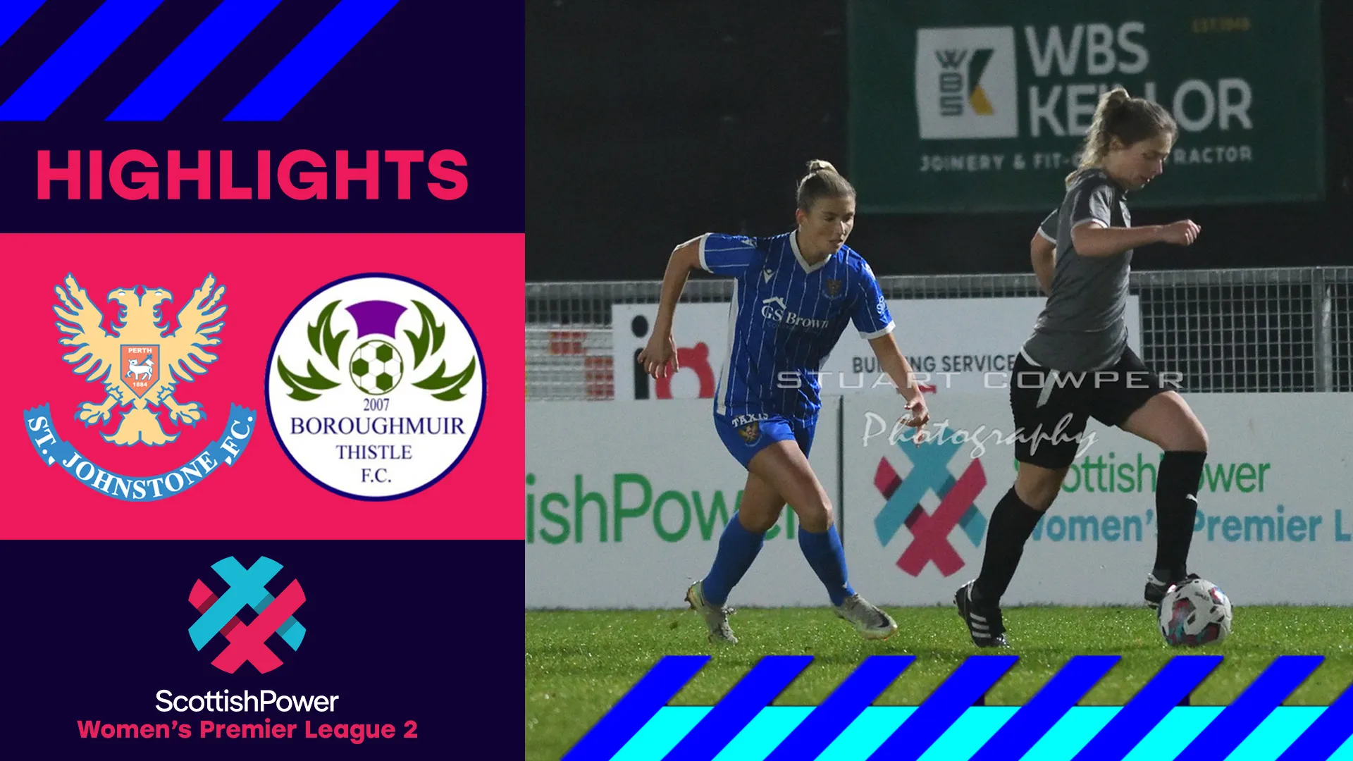 Image for St Johnstone 0-1 Boroughmuir T | Thistle take three points in midweek tie against Saints | SWPL