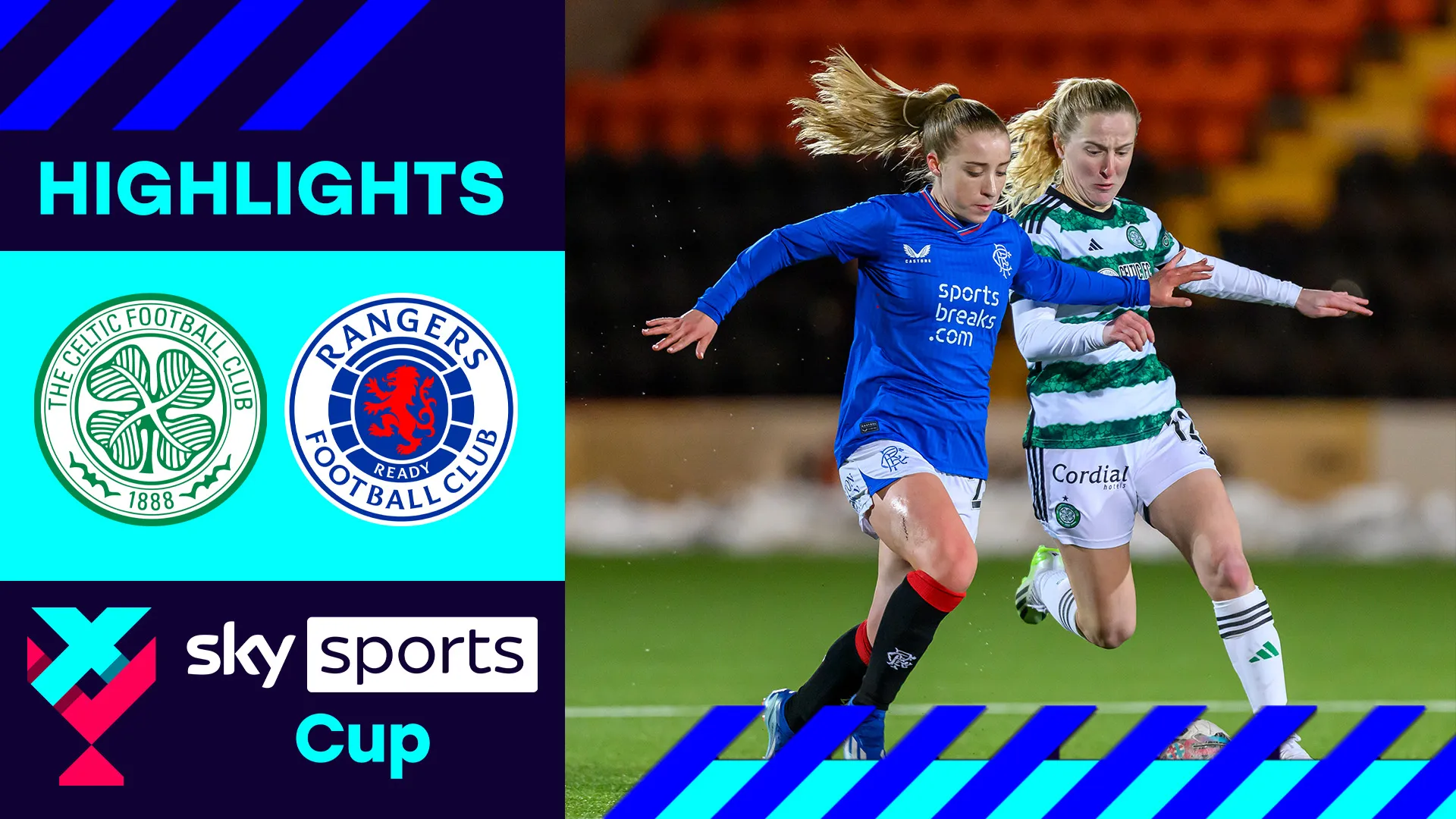 Image for Celtic 2-3 Rangers | Gers reach Sky Sports Cup Final with dramatic win over Celtic | SWPL