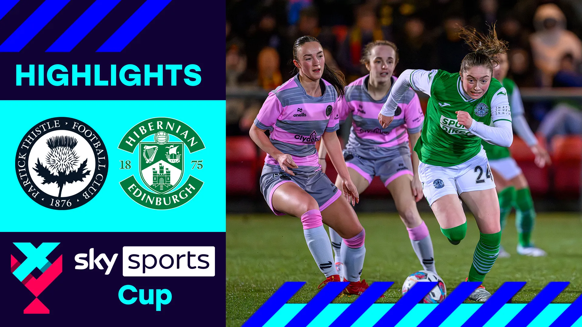 Image for Partick Thistle 2-0 Hibernian | Jags reach first ever Sky Sports Cup Final | SWPL