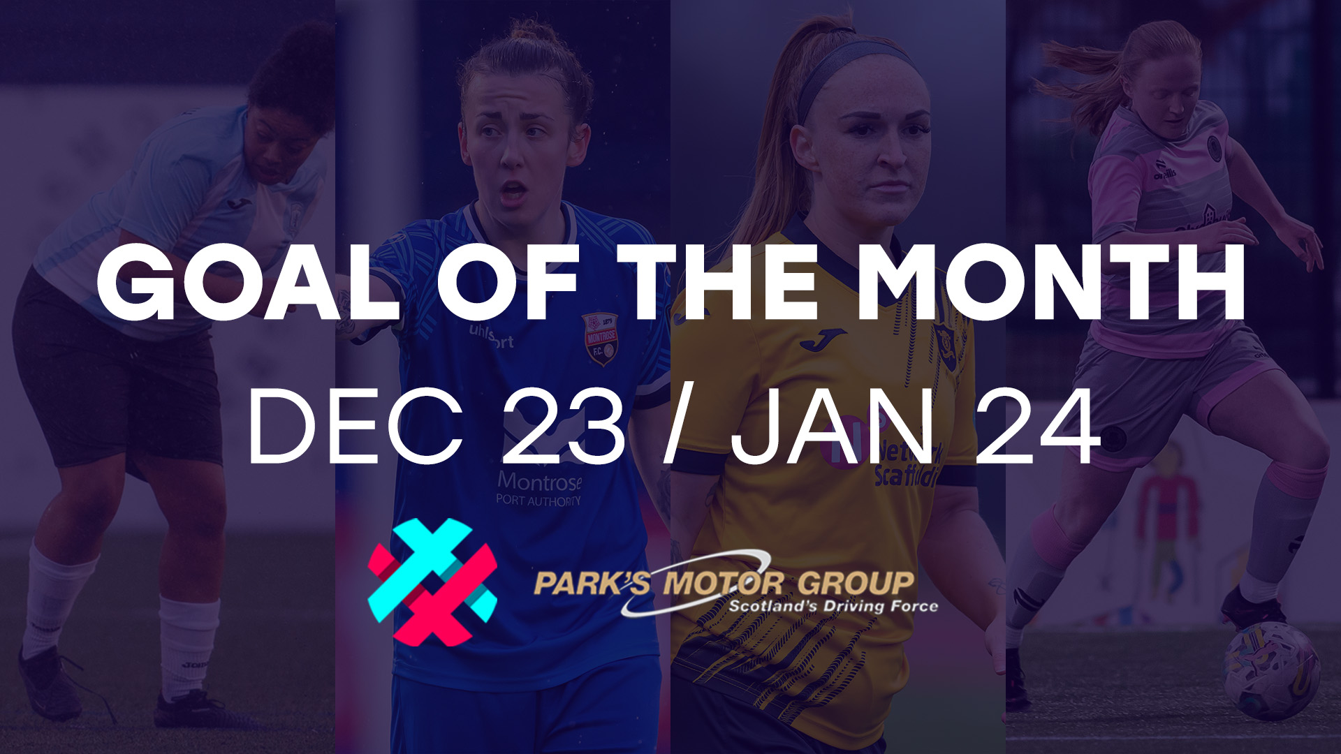 SWPL Goal of the Month, Dec 23 / Jan 24 | Supported by Park’s Motor Group