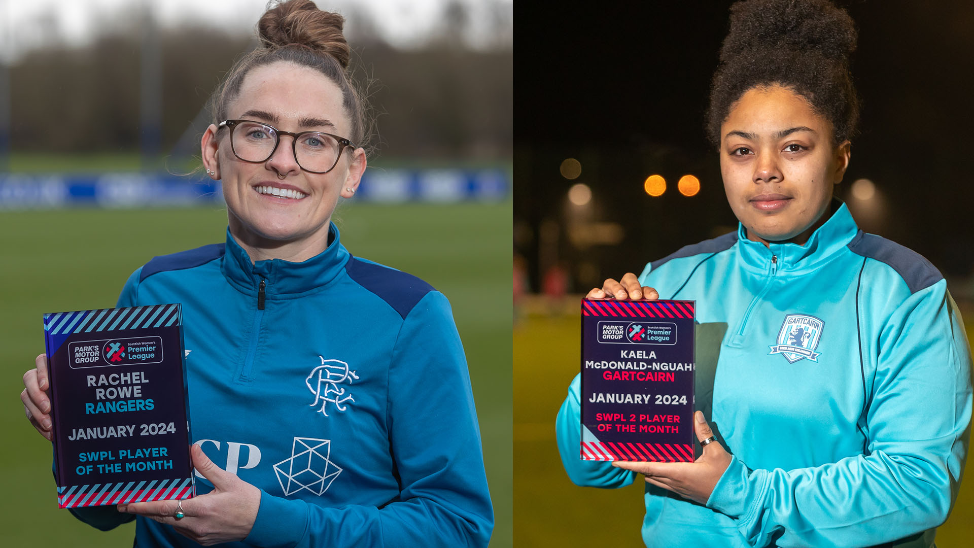 Rowe and McDonald-Nguah pick up first Player of the Month awards for 2024