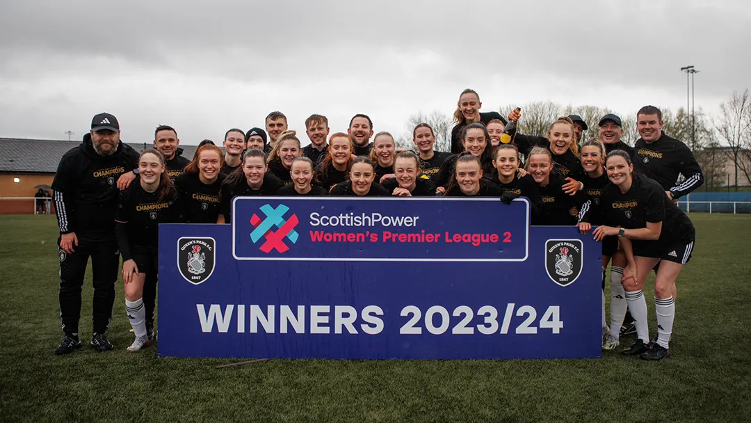 Image for Queen’s Park secure ScottishPower Women’s Premier League 2 title