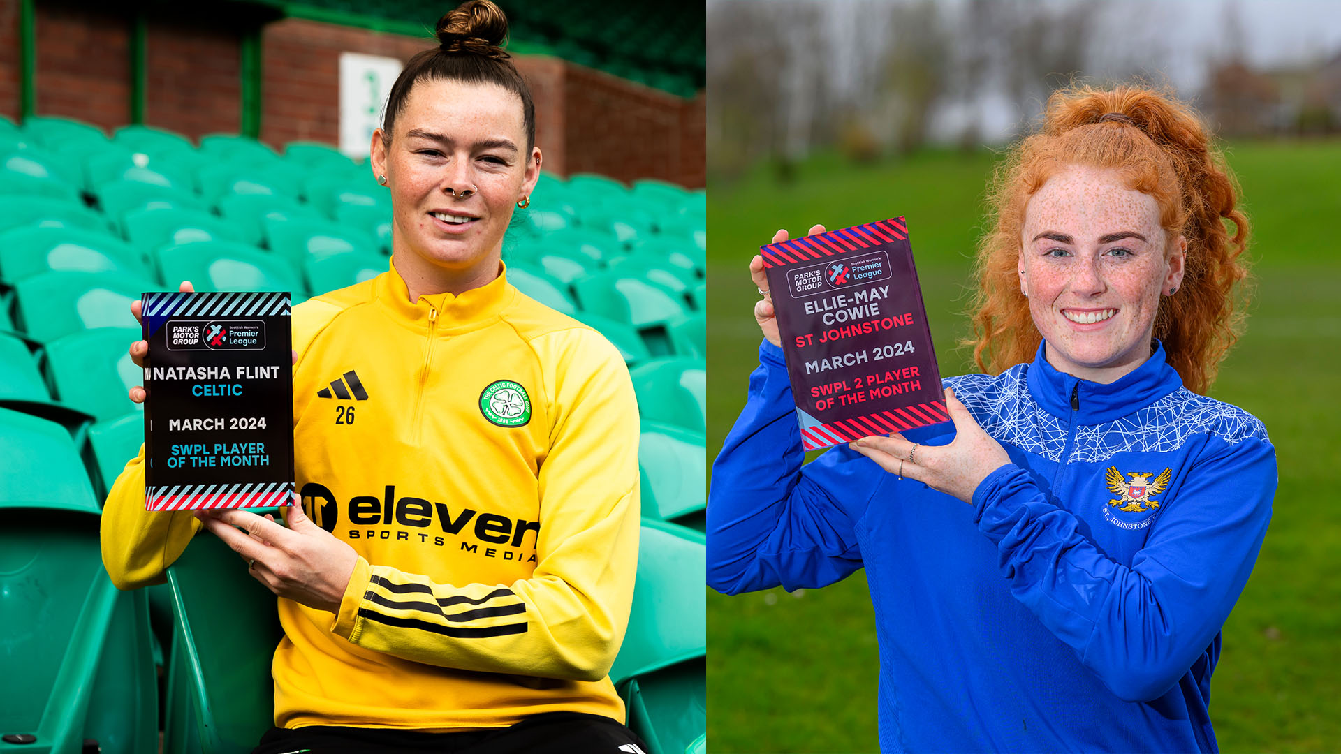 Flint and Cowie win SWPL Player of the Month awards for March