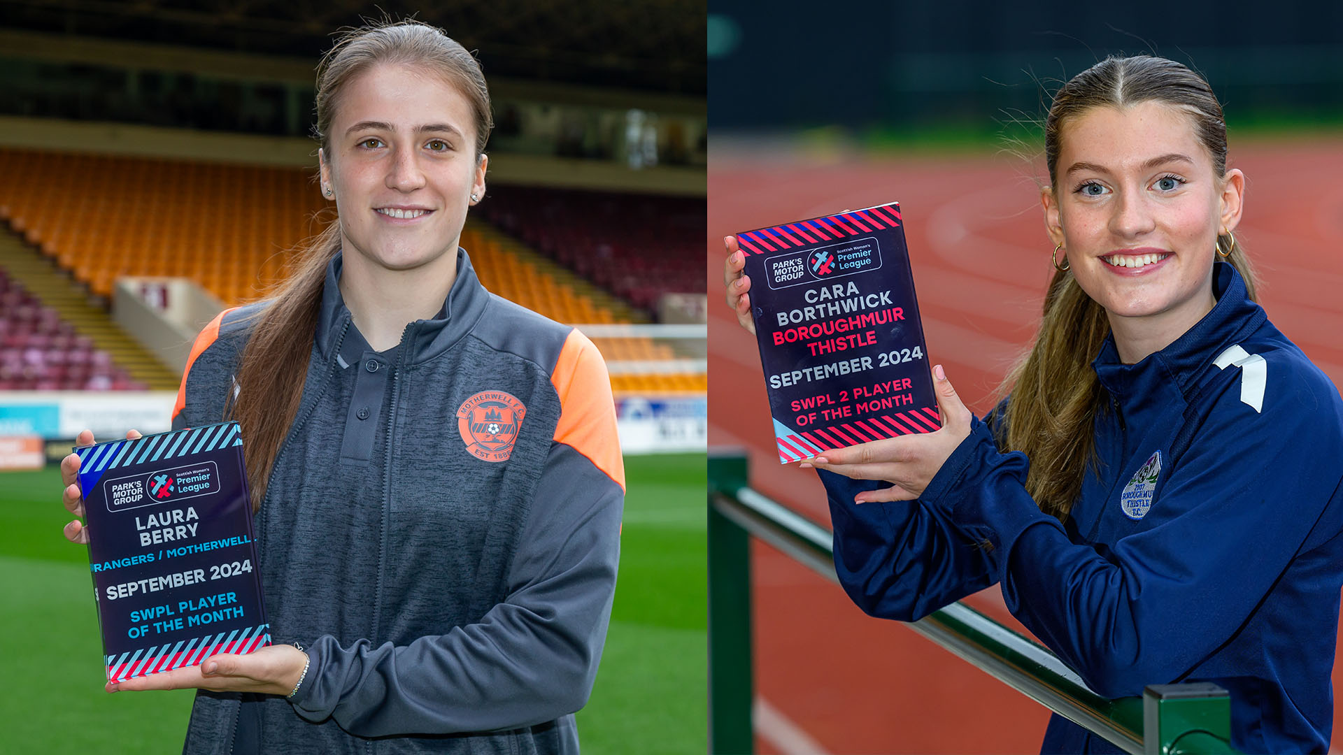 Berry and Borthwick win SWPL Player of the Month awards for September