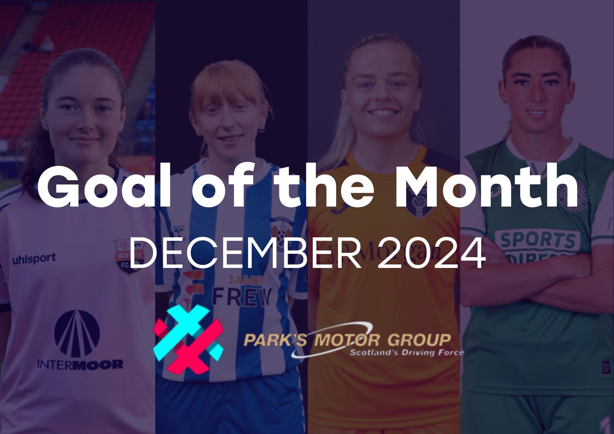 SWPL Goal of the Month, December 2024 | Supported by Park’s Motor Group