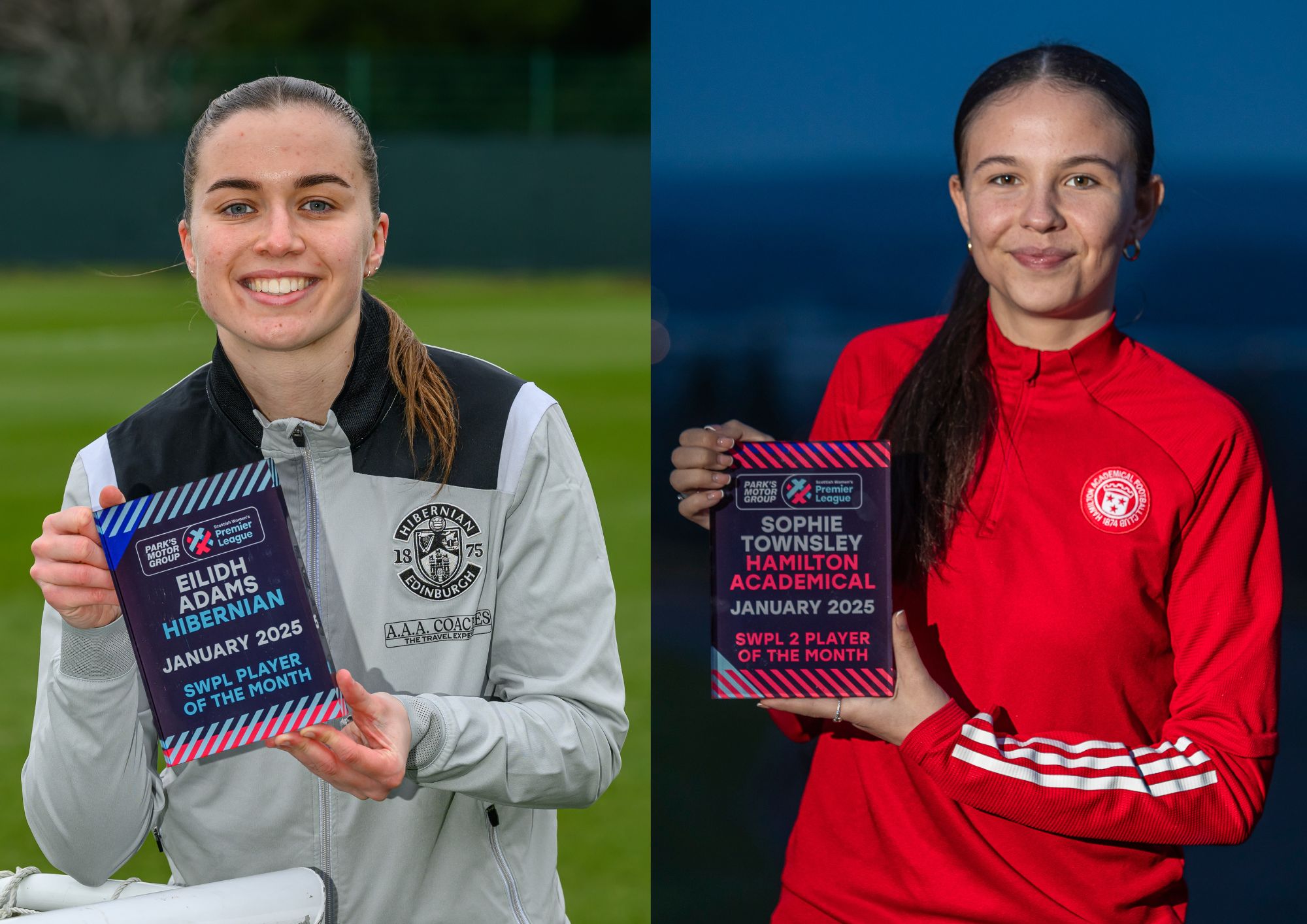 Adams and Townsley win SWPL Player of the Month Awards for January