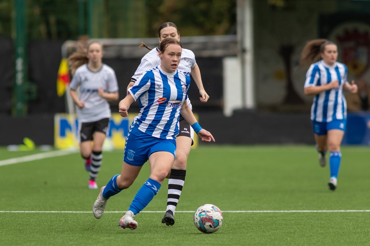 Lucie Burns wins January SWPL Goal of the Month, supported by Park’s Motor Group