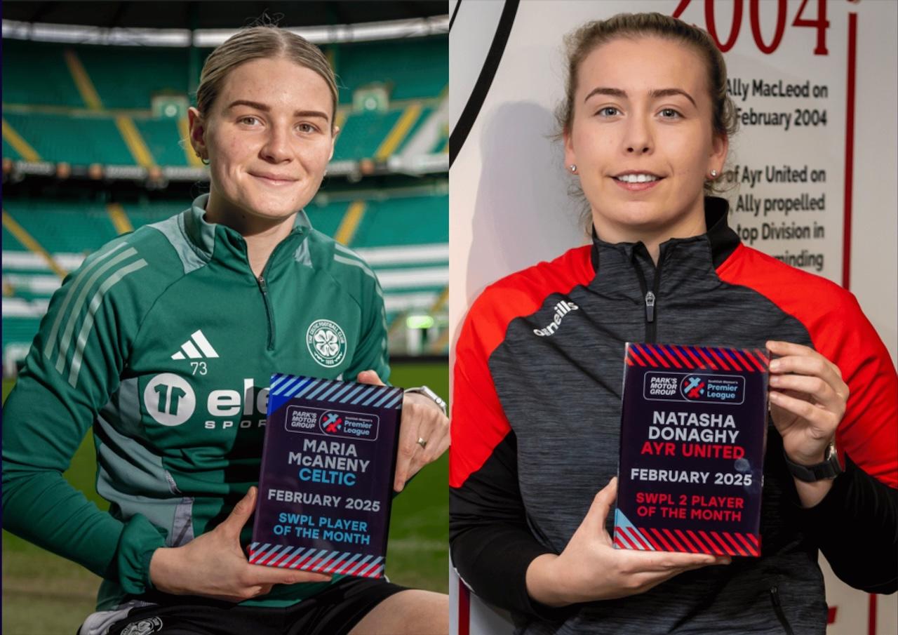 McAneny and Donaghy win SWPL Player of the Month awards for February