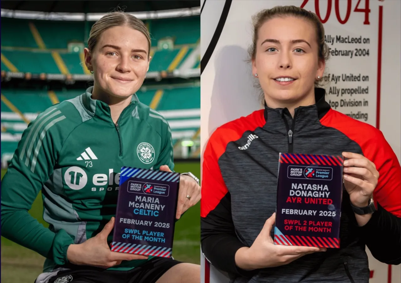 Image for McAneny and Donaghy win SWPL Player of the Month awards for February