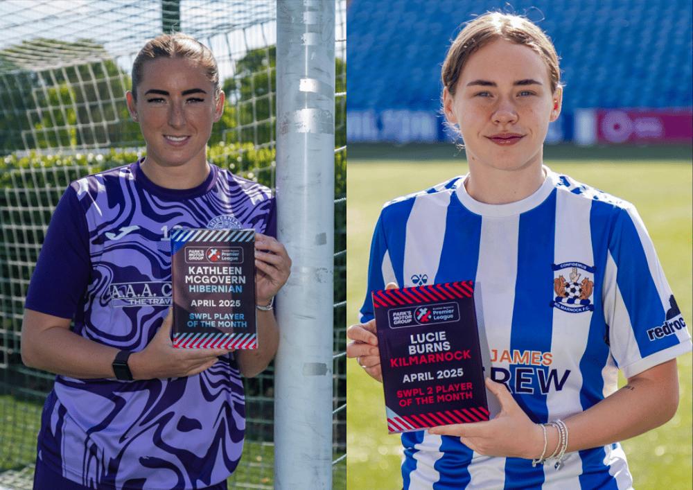 McGovern and Burns win SWPL Player of the Month awards for April