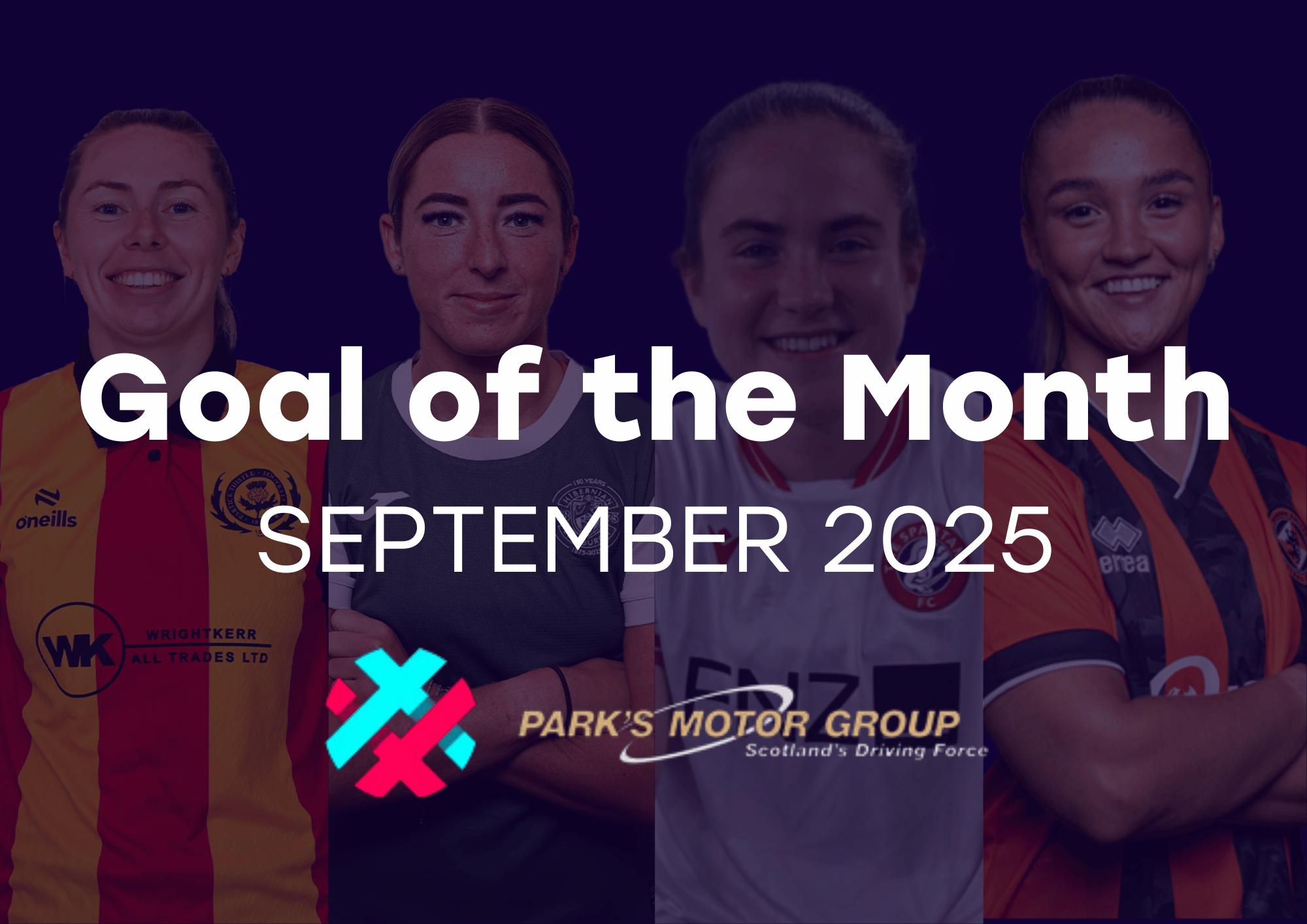 SWPL Goal of the Month, September 2025 | Supported by Park’s Motor Group