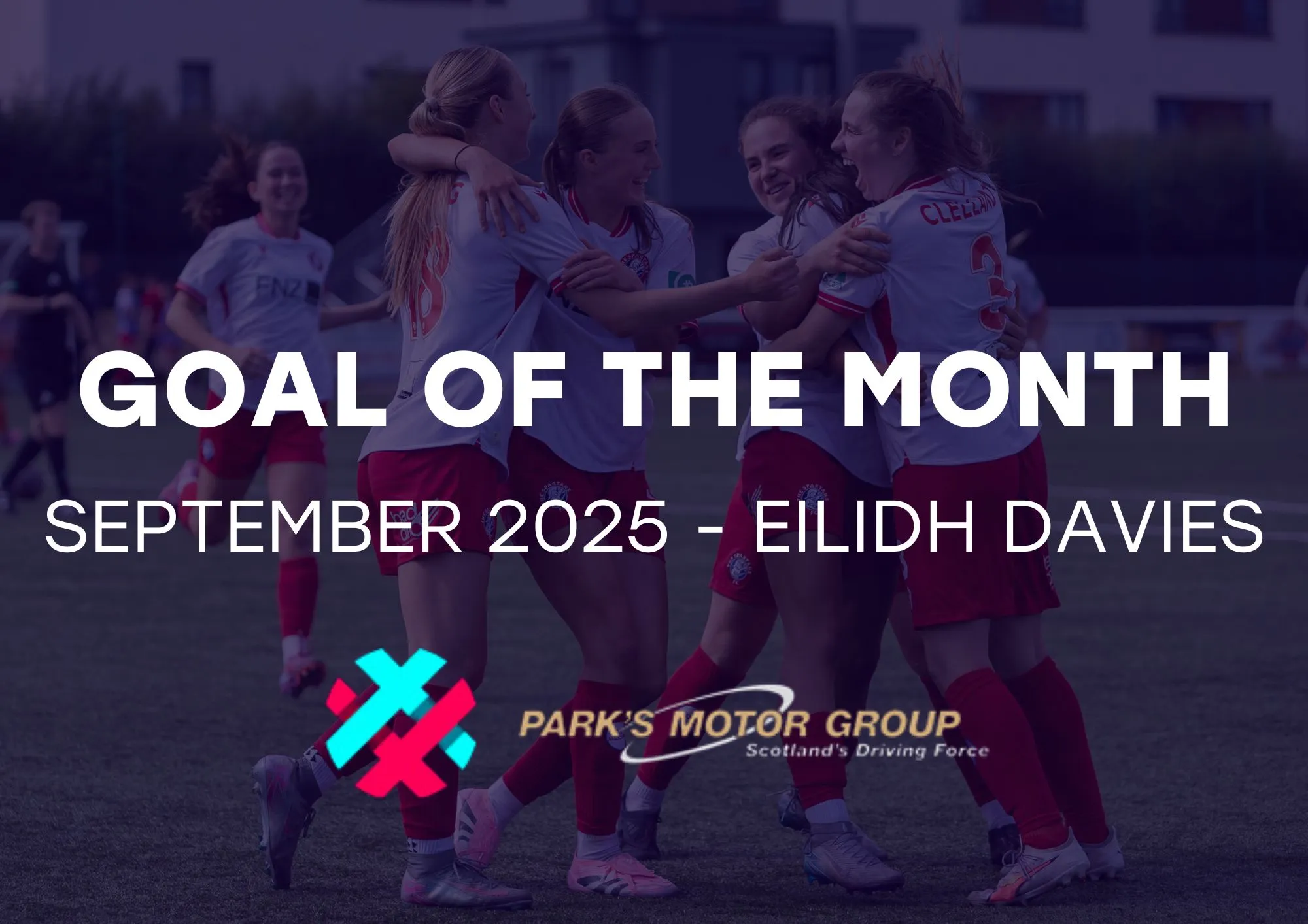 Image for Eilidh Davies wins September SWPL Goal of the Month, supported by Park’s Motor Group