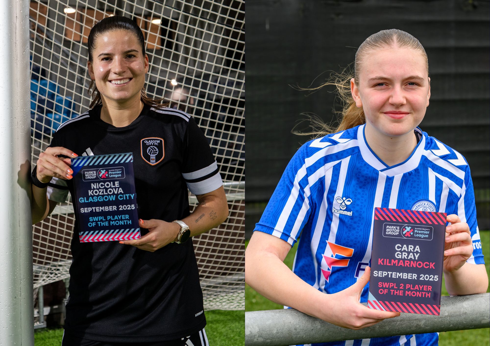 Kozlova and Gray win SWPL Player of the Month Awards for September
