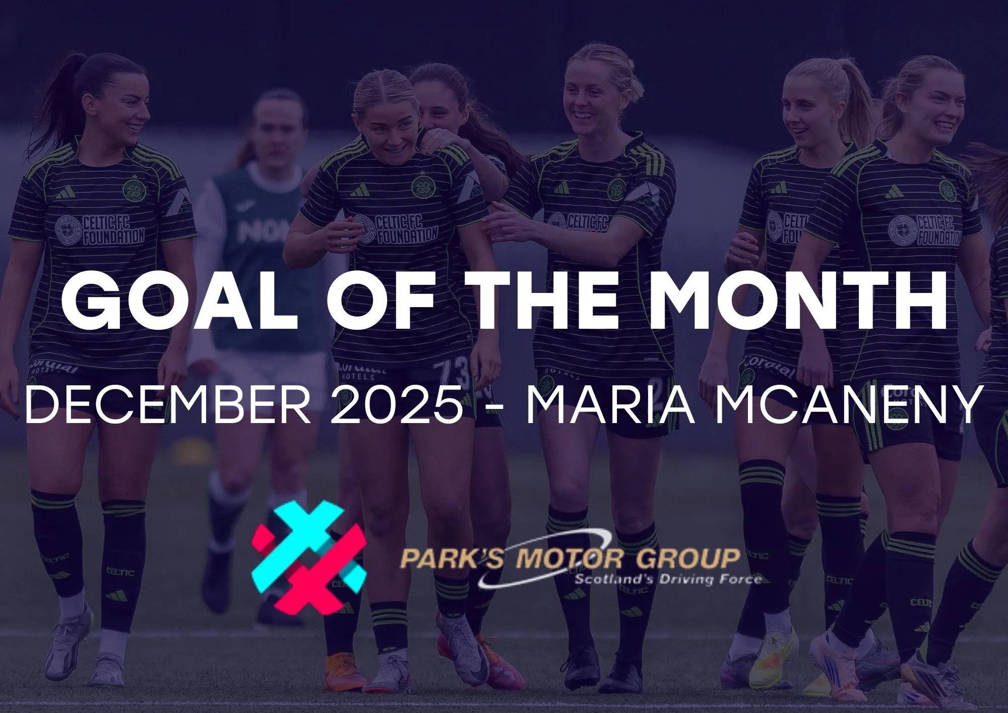Image for Maria McAneny wins December SWPL Goal of the Month, supported by Park’s Motor Group