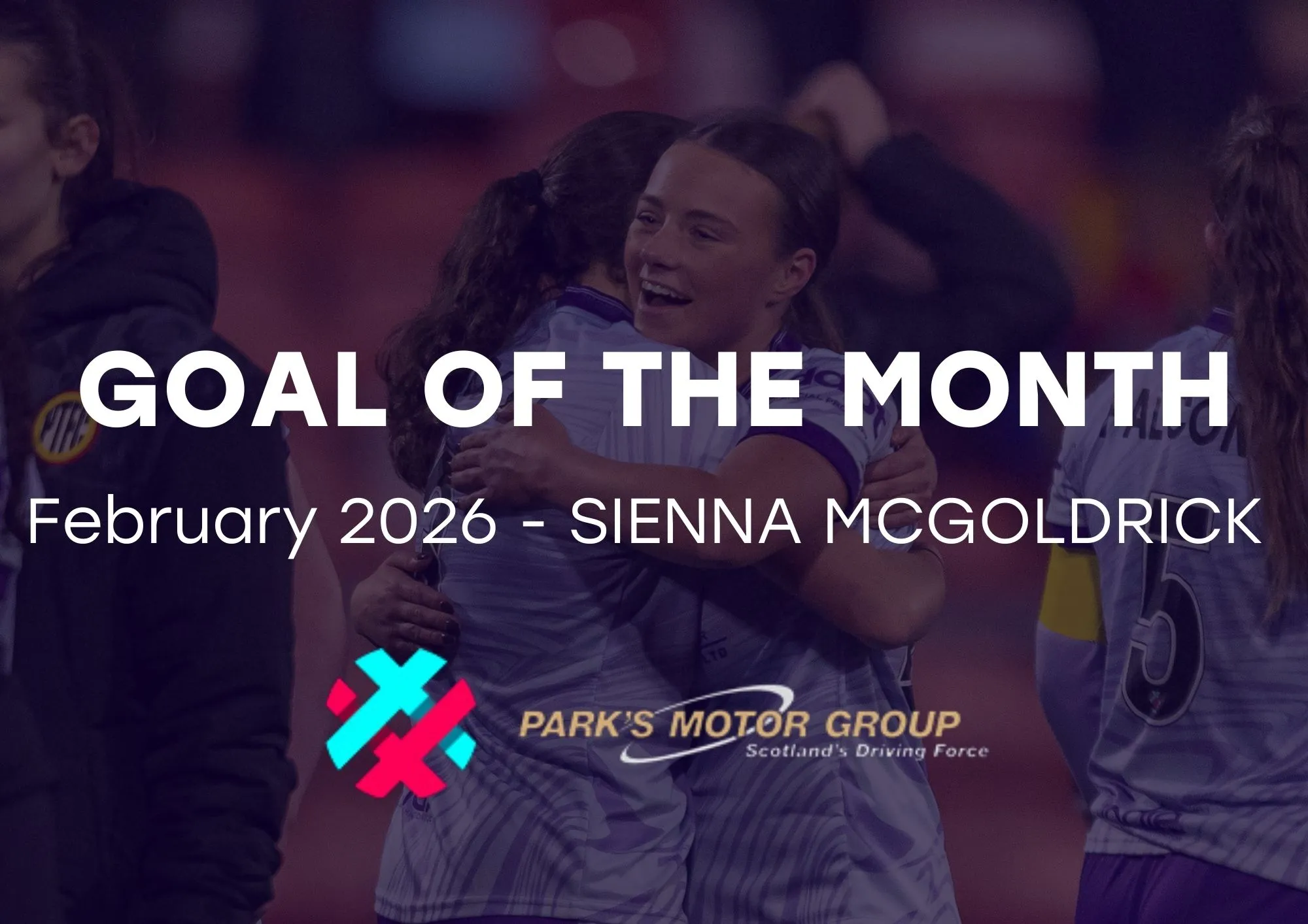 Image for Sienna McGoldrick wins February SWPL Goal of the Month, supported by Park’s Motor Group