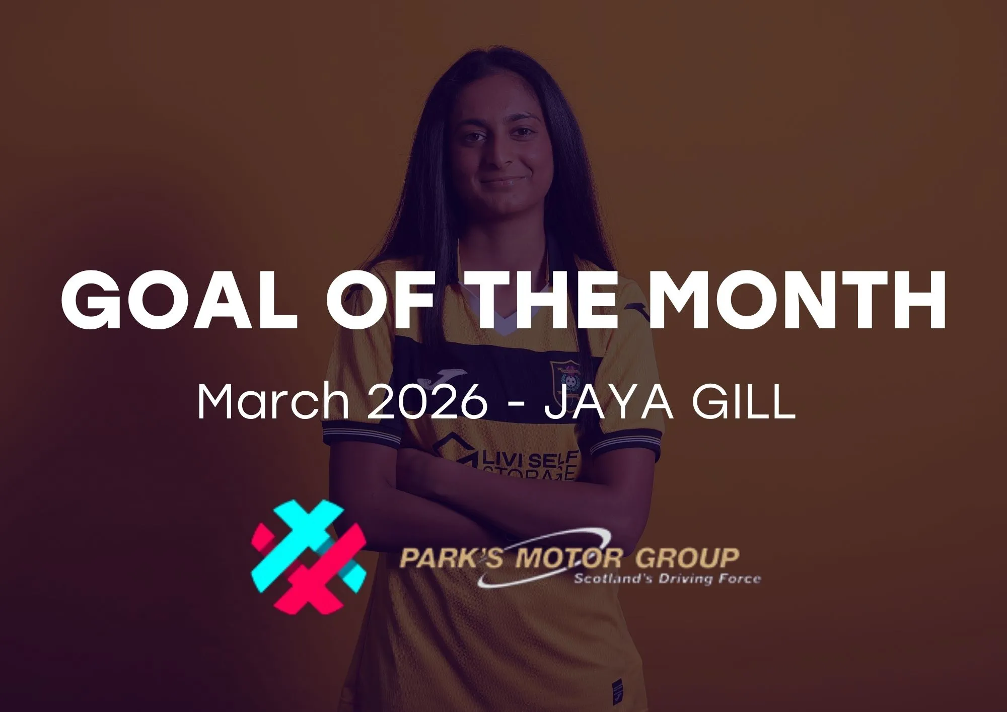 Image for Jaya Gill wins March SWPL Goal of the Month, supported by Park’s Motor Group
