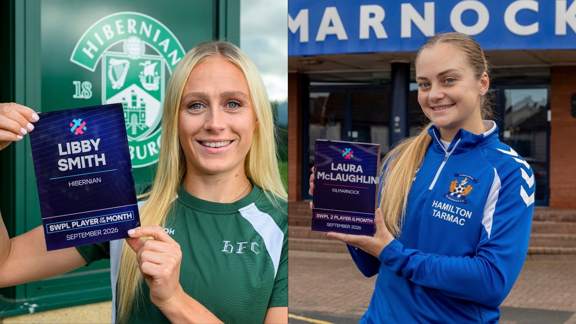 Smith and McLaughlin win SWPL Player of the Month Awards for September